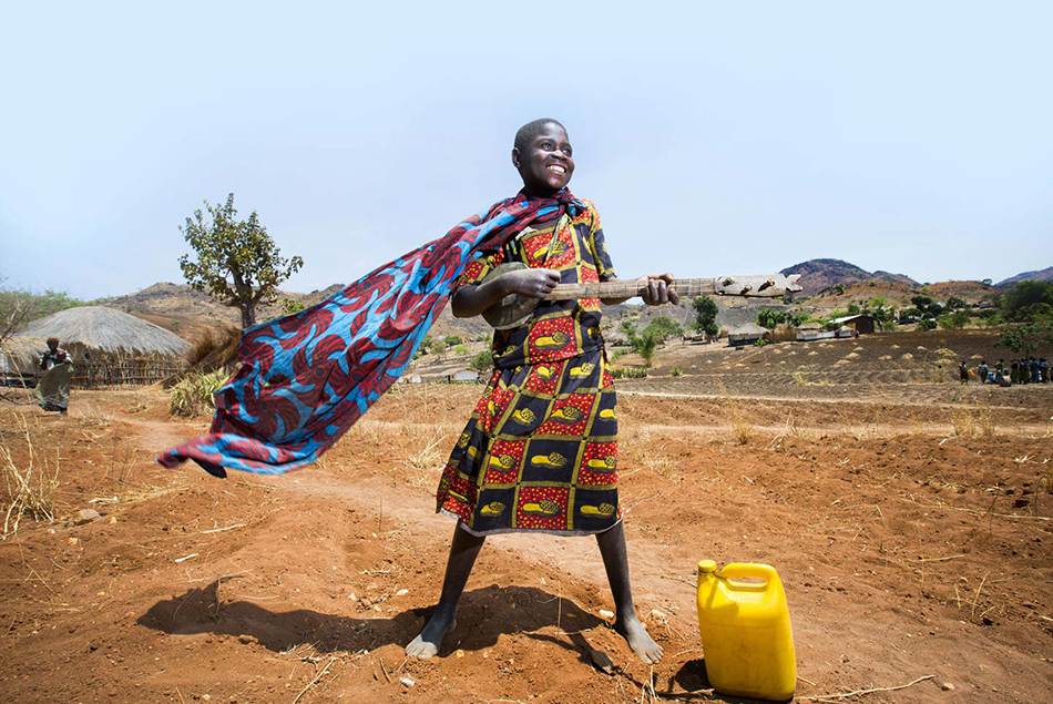 New clothes for highland children